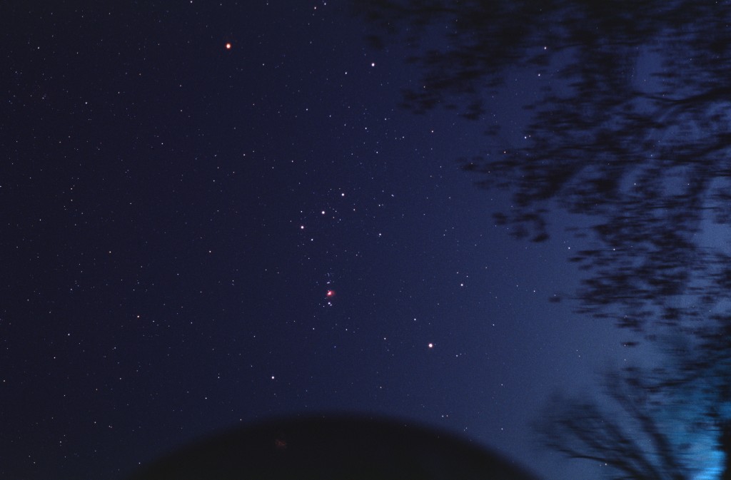 Orion constellation and deep sky
